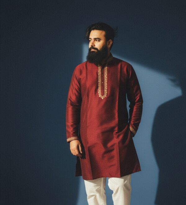 Timeless Charisma: Retro Bollywood Portrait