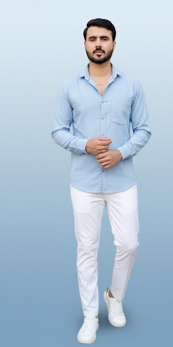 Confident Style: Modern Portrait in Soft Light - Image 4